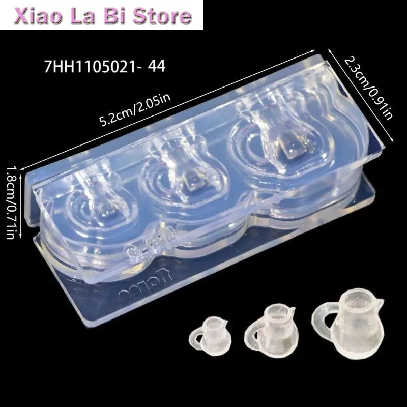 Xxfd fait à main mini-bouteilles lait creux tasse paille en silicone moules résine artisanat outils