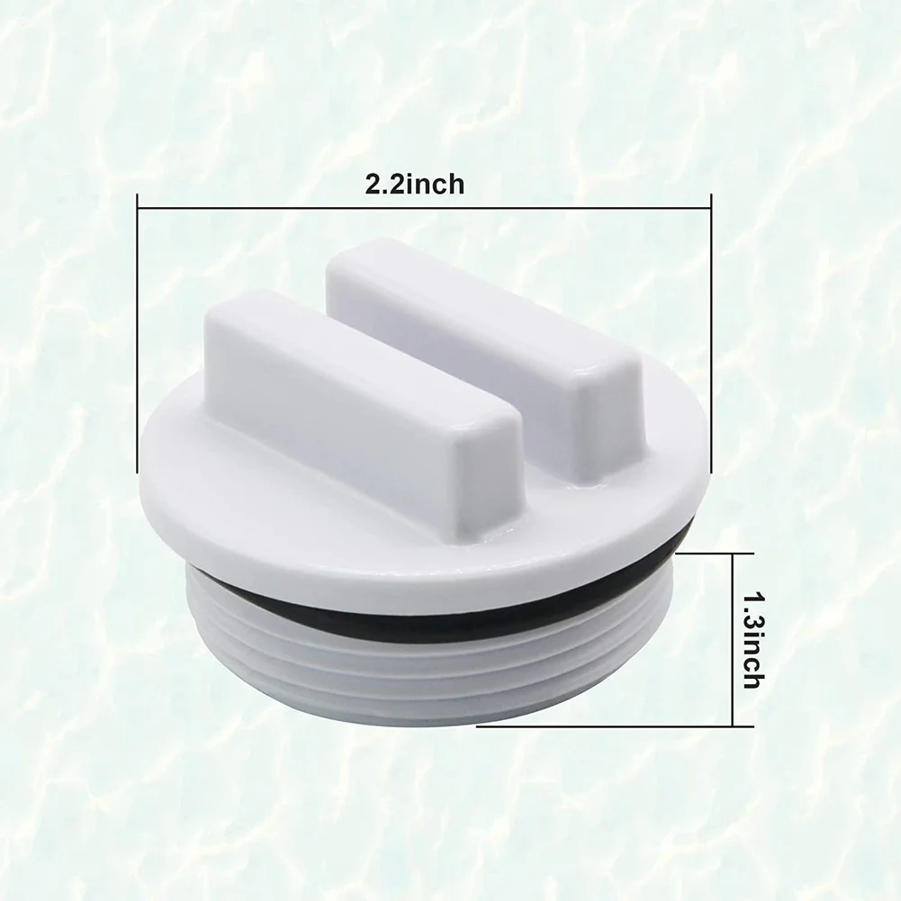 7 Piece Swimming Pool Inlet Kit With Nozzle Drain Stopper Grating And Removal Tool For Water Circulation Maintenance