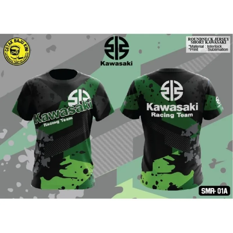 Лето 2021, мотоциклетный мужской гоночный костюм Kawasaki с 3D принтом, мотоциклетная мужская уличная спортивная рубашка Лето 2021, мотоциклетный мужской гоночный костюм Kawasaki с 3D принтом, мотоциклетная мужская уличная спортивная рубашка