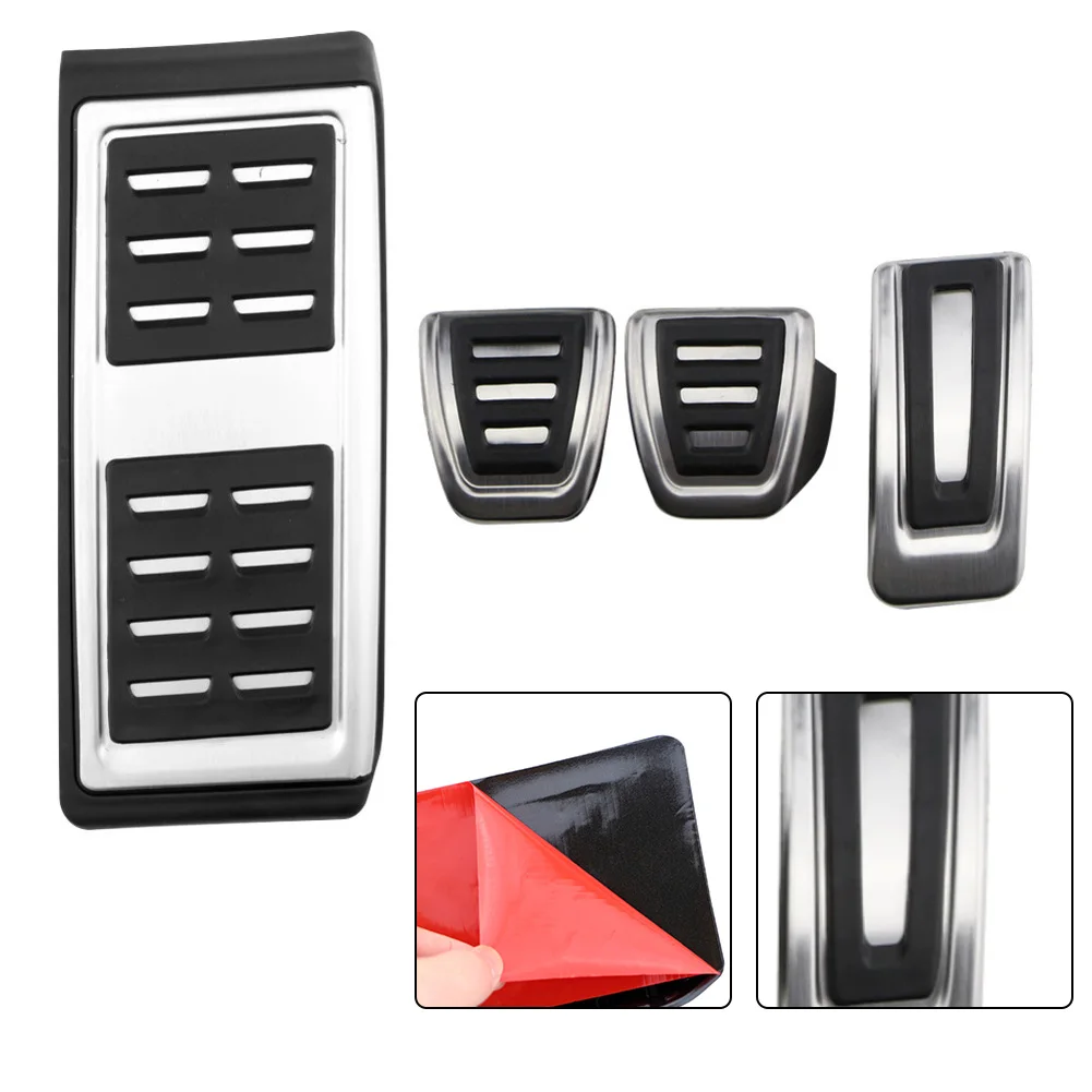 Improve Your Driving Experience with Stainless Steel Pedals for A3 For 8V For Golf 7/8 for custom Fit for Enhanced Safety
