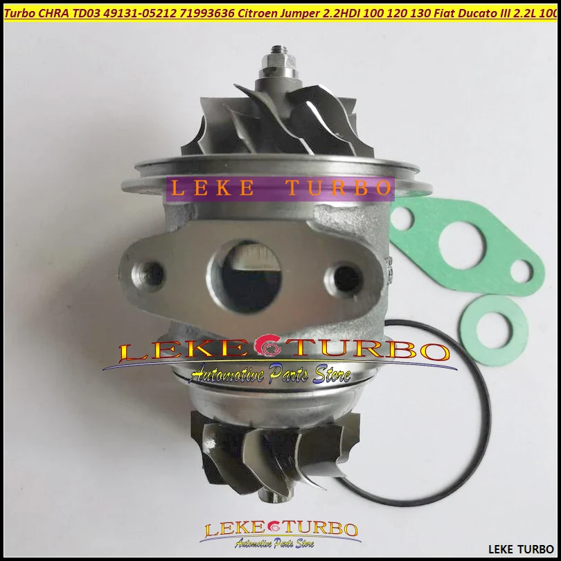 Auto Turbo Cartridge CHRA Core TD03 49131-05210 49131-05212 49131-05401 49131-05313 For Peugeot Boxer III 2.2 HDi 4HV