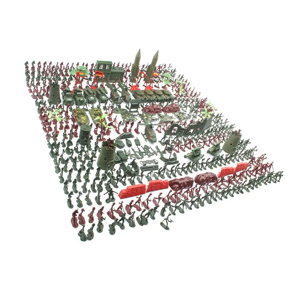 4 cm Soldaten Armee Figuren Spielset Bausteine Kunststoff Spielzeug für Kind Party Spiel