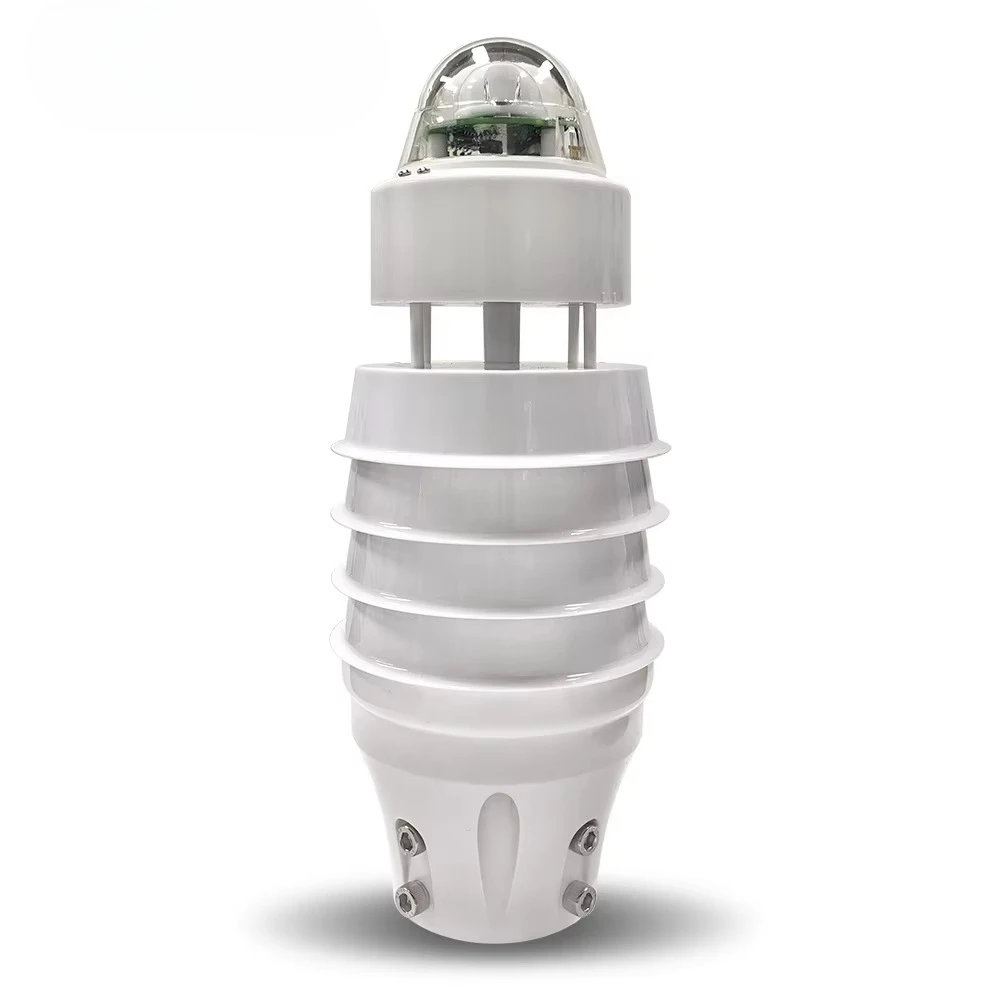 RS485 Ultrasonic Wind Speed and Direction Sensor Temperature Humidity Noise PM2.5 Pressure Light Rainfall Small Weather Station
