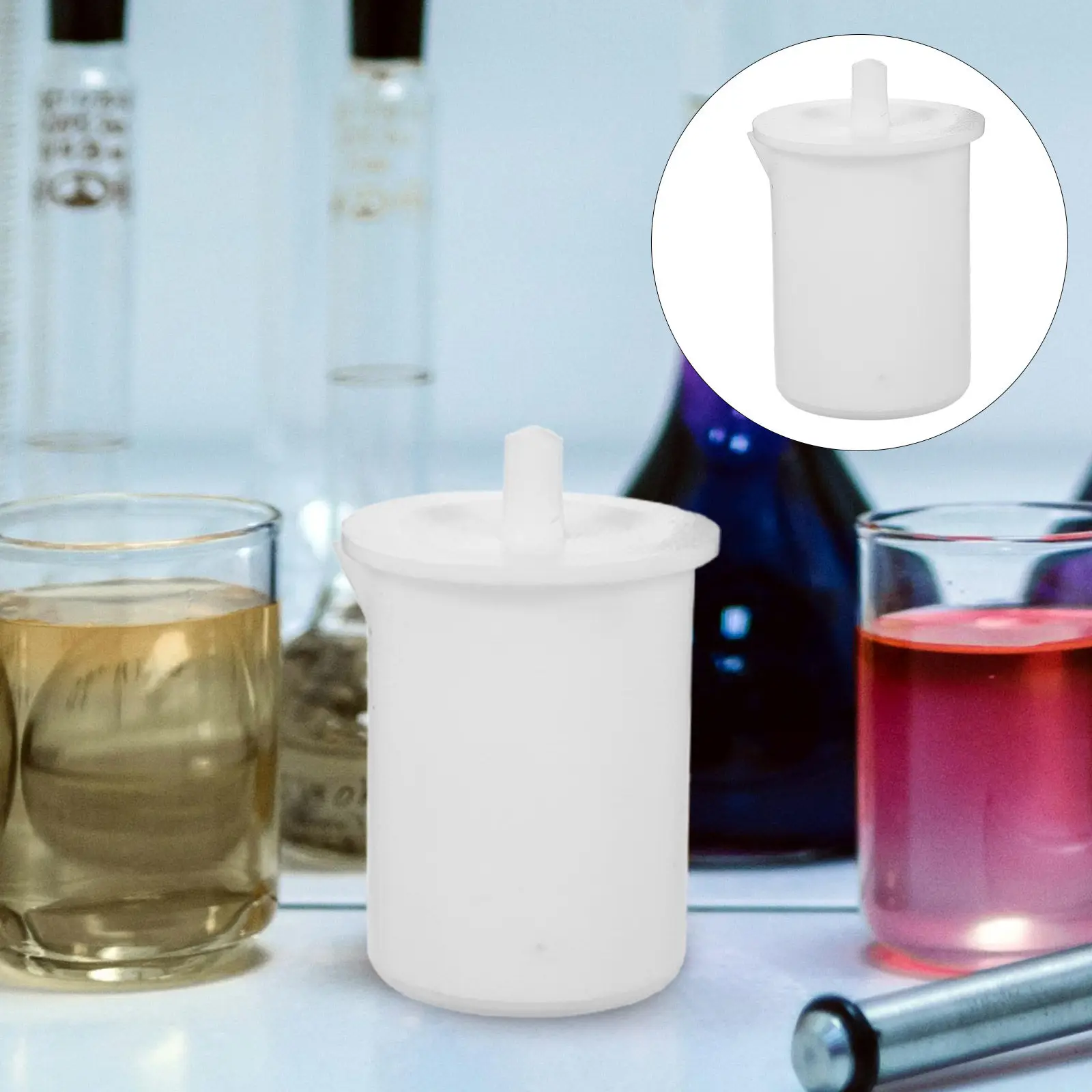 

Ptfe Beaker Chemistry Mug 30Ml Acid Alkali Resistant Portable Measuring Cup Science Experiment Small Beaker Measuring Cups