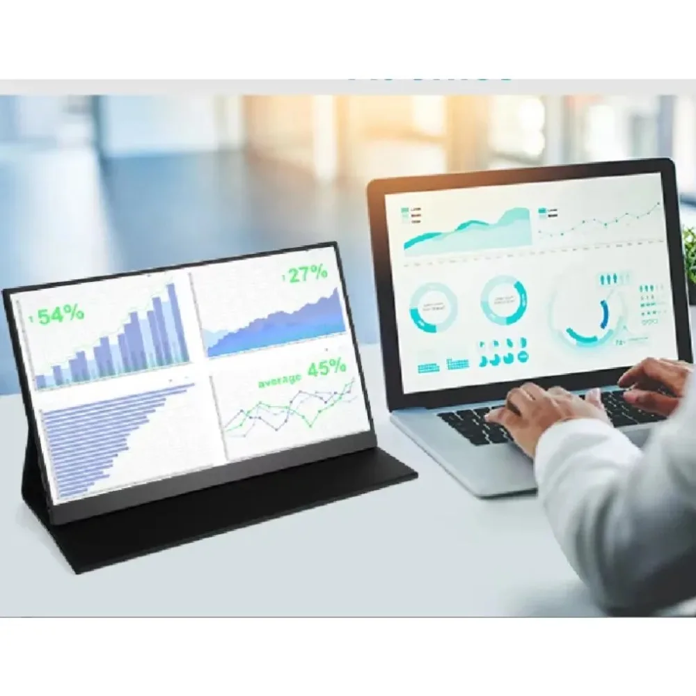 Display 17.3 Inch 60hz 1080P Led Portable Portable  Laptop Dual Screen Triple for PS4 PS5