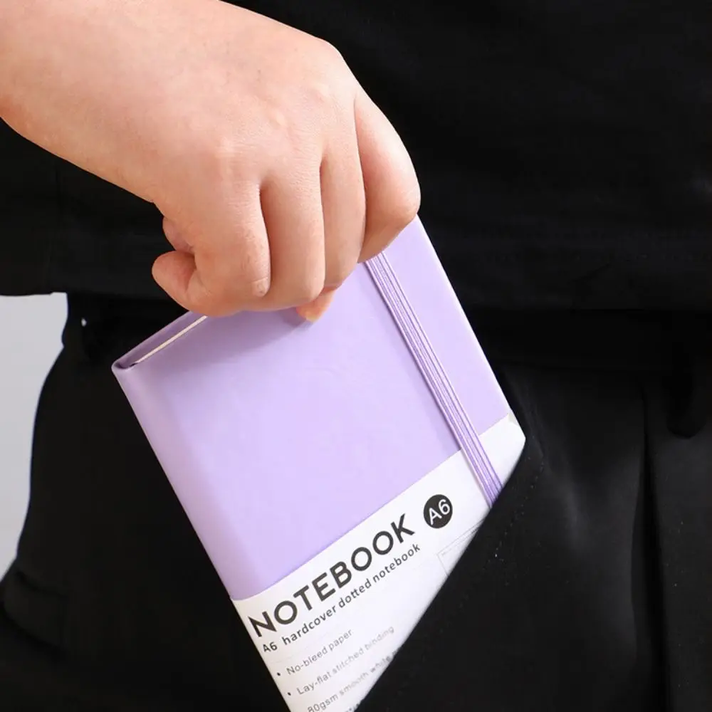 Strap Notebook A6 Mini Notebook Memo Diary Planner Agenda Organizer Pocket Notepad Word Book Taking Notes