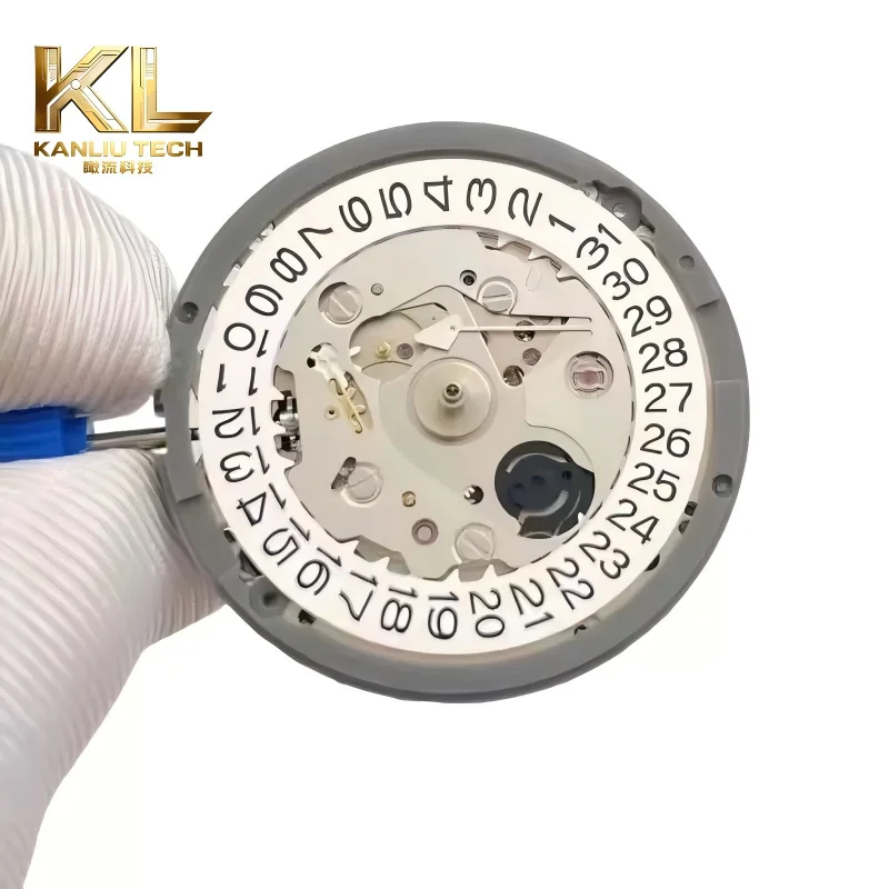 NH35 Genuine Seiko NH35A Automatic Mechanical Watch Movement 3 O'clock Date Wheel Black & White Date Disc For Watch Mod Repair