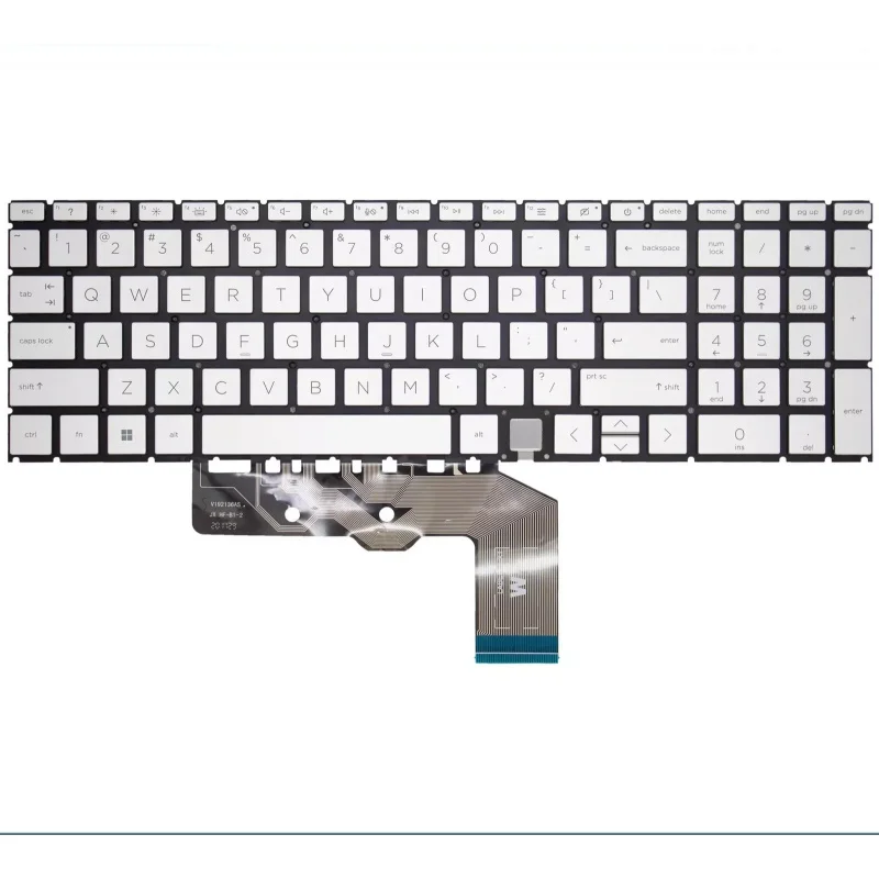 LL+ silver Keyboard For HP Envy x360 15-EE 15M-ED TPN-C149 15-AG TPN-W140 Backlit