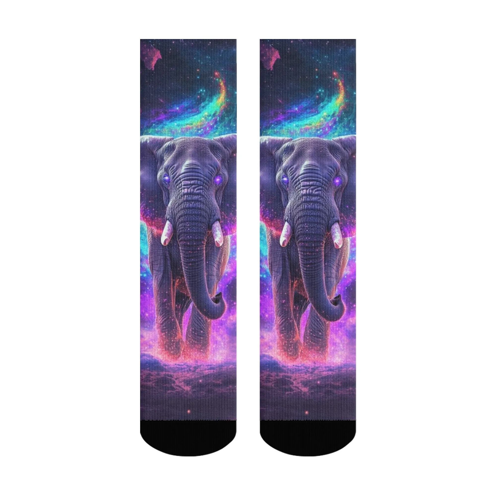 Męskie skarpetki Dream Crazy Elephant, nowatorskie, uliczne, hip-hopowe, śmieszne skarpetki Harajuku w stylu retro, modne, wygodne, wesołe skarpetki na prezent.