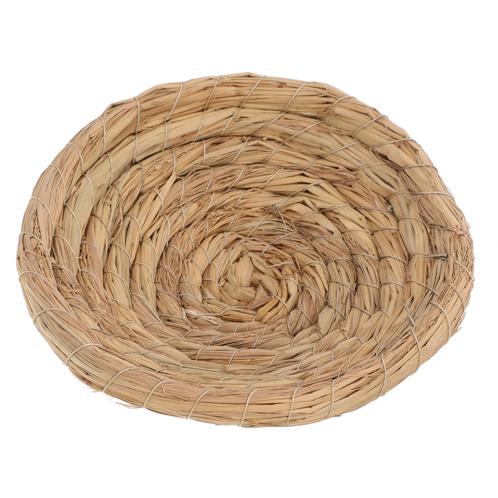 

Straw Nest For Parrot Macaw African Natural Woven Bird Bedding Cave Small Pet Habitat Suitable Ferrets Hamsters