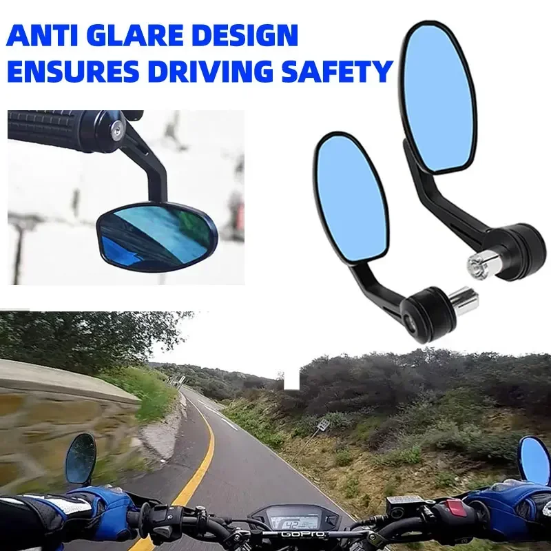 دراجة نارية بار نهاية المرايا العالمي مرآة الرؤية الخلفية دراجة نارية المرايا الجانبية 7/8 22 مللي متر ل MT09 MT07 ل R1200GS F800GS R 1250 RT #5
