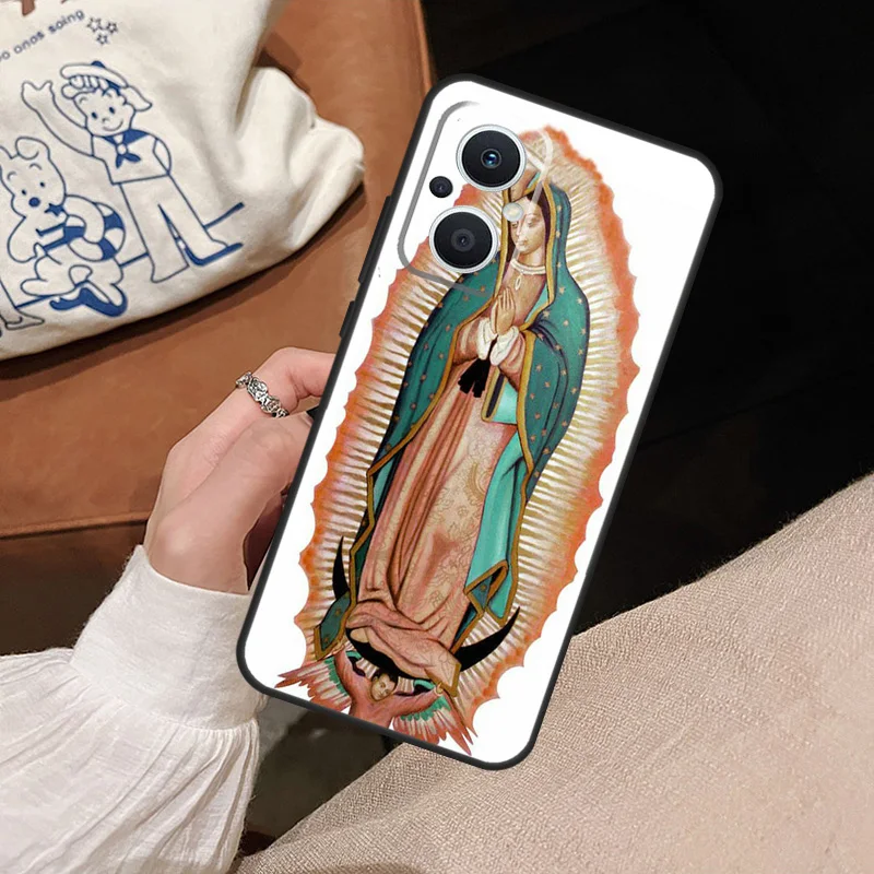 غلاف الهاتف المحمول ل OPPO ، فيرجين دي غوادالوبي ، رينو 7 ، 6 ، 8 لايت ، 4 ، 5 ، Z ، 2Z ، 8T ، البحث X2 ، X3 ، Neo X5 لايت #5