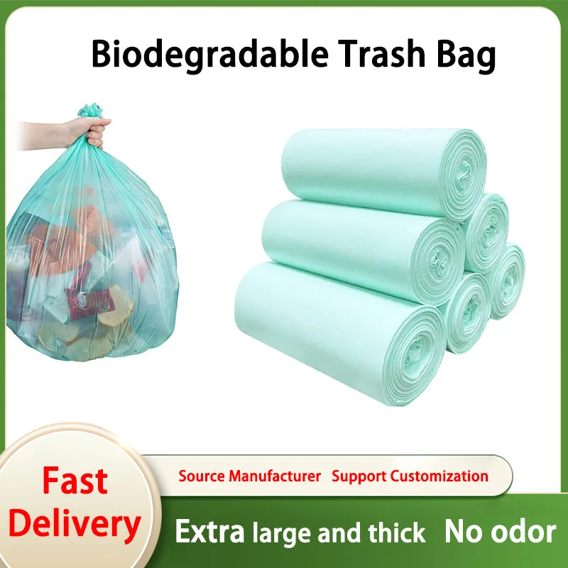 Compostable Trash Bags 6 8 15 Gallon Tall Kitchen Garbage Bags Unscented Trash Can Liners 55 Liter Medium Wastebasket Bags