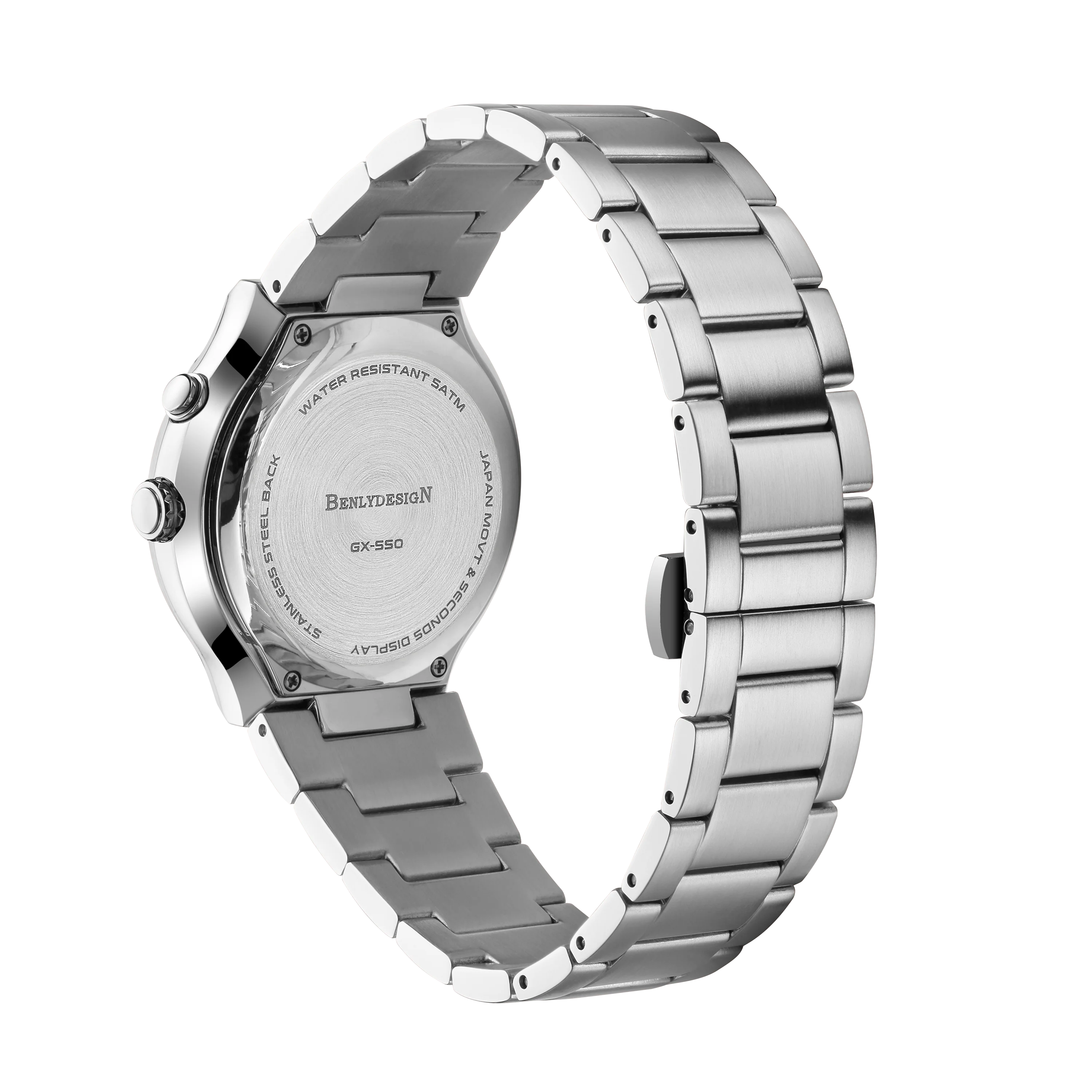 BENLYDESIGN  Men watch Stainless steel SpinDial 6