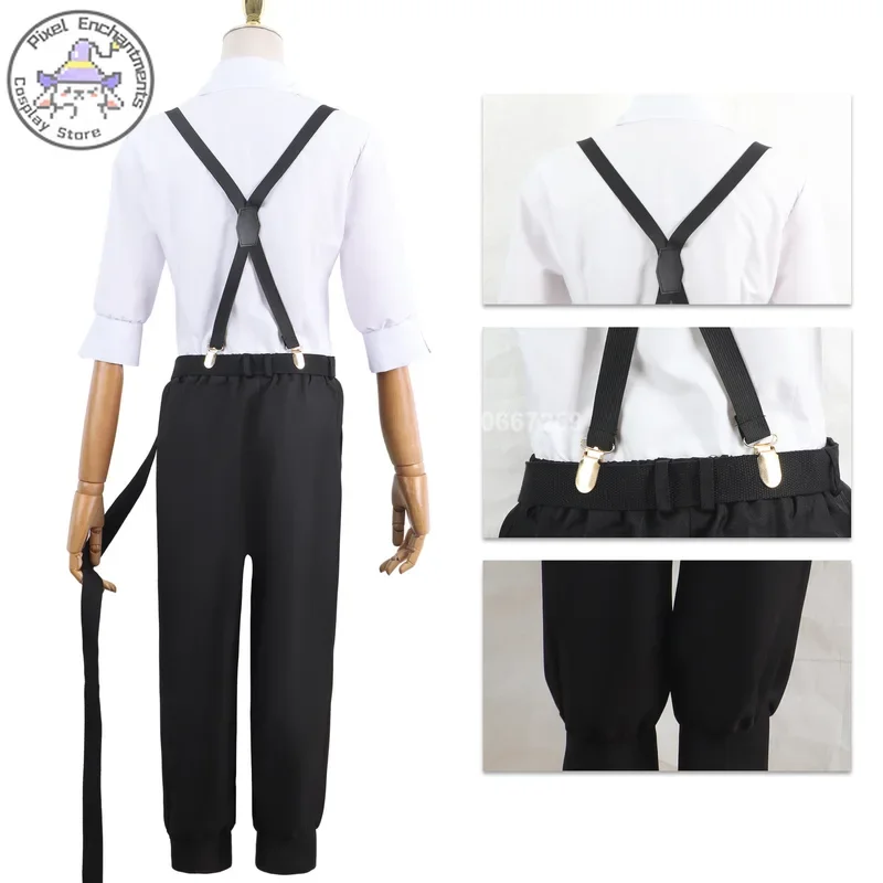 Bungo Stray Dogs аниме Akutagawa Ryunosuk Nakajima Atsushi косплей костюм черная униформа наряды Хэллоуин вечерние для женщин M #   1