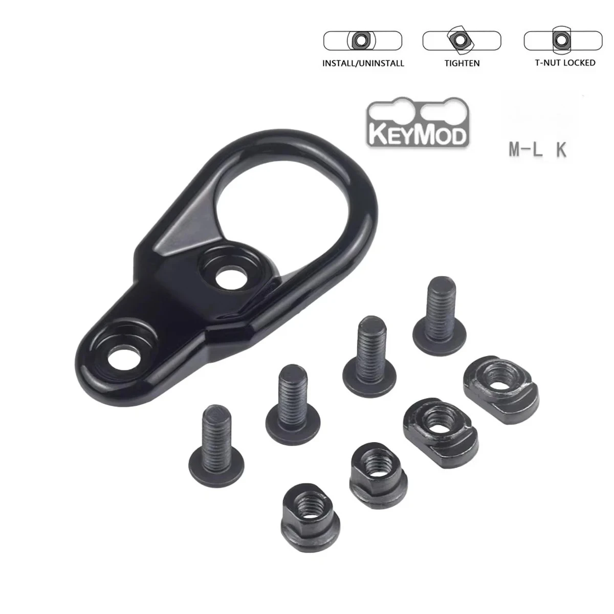 Tactical ML-K MS2 MS3 Sling Mount KeyMod Slings For Key Mod System And M-LK hunting Accessaries for AR15 AK47 AK74