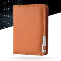 Casual PU Men's Short Wallet Fold Multi-card Slots Male Leather Purse Solid Color Cash Bag Card Holder Men Boy Gift