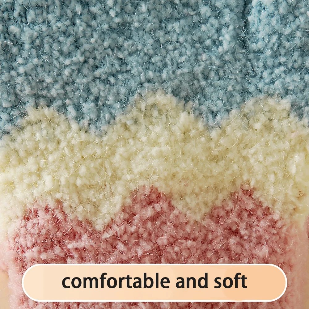 2-5 سنة الشتاء محبوك أفخم الكرتون قفازات الأطفال مقاومة البرد قفازات كاملة الأصابع لطيف دمية دب قفازات صوفية دافئة