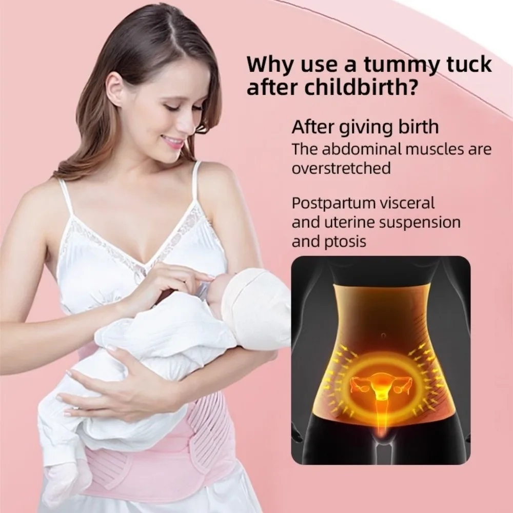 Nahtlose Postpartale Body Shaper Bauch-steuer Einfarbig Frauen Gürtel Gürtel Bauch Vertrags Elastische Taille Trainer Weibliche