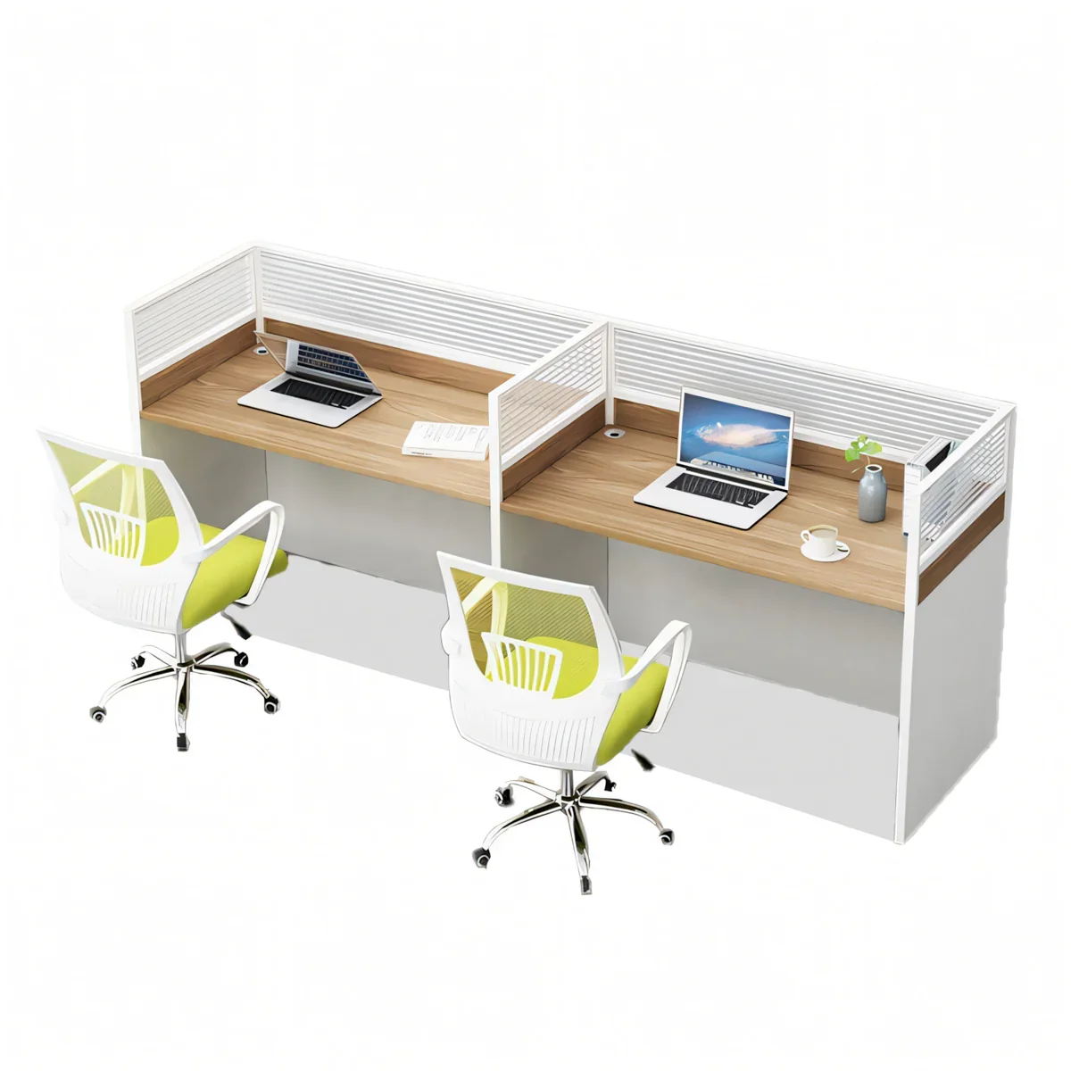 Office Cubicle Workstation Multi Seat Desk System For Commercial Office Project Custom Manufacturer