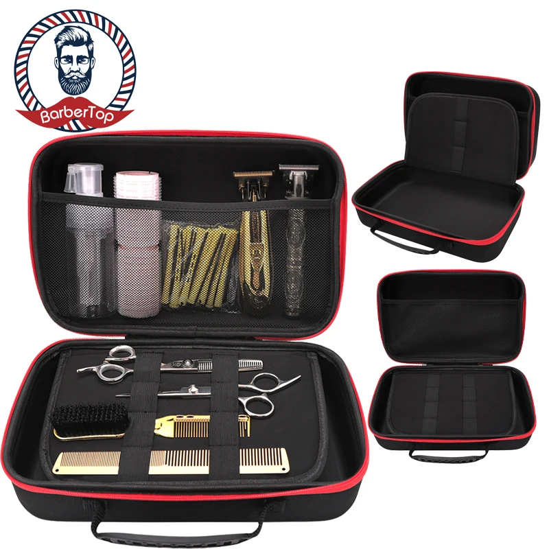 

Salon Haircut Tool Box Professional Hairdresser Hair Clipper Case Barbershop Styling Tools Storage Boxs Hairdressing Accessory