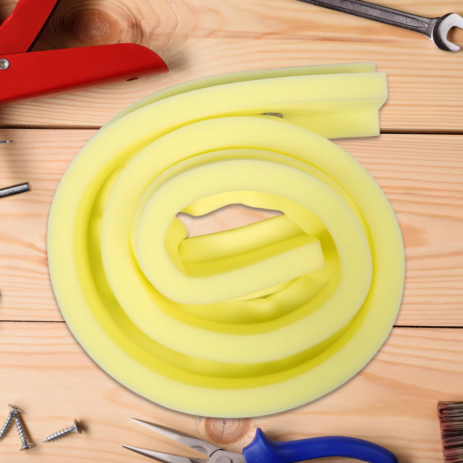 

2-Meter L-Shaped Bed Gap Filler High-Density Sponge Wedge For Mattress Sofa Chair Cracks Furniture Gap Filler Bed Accessories