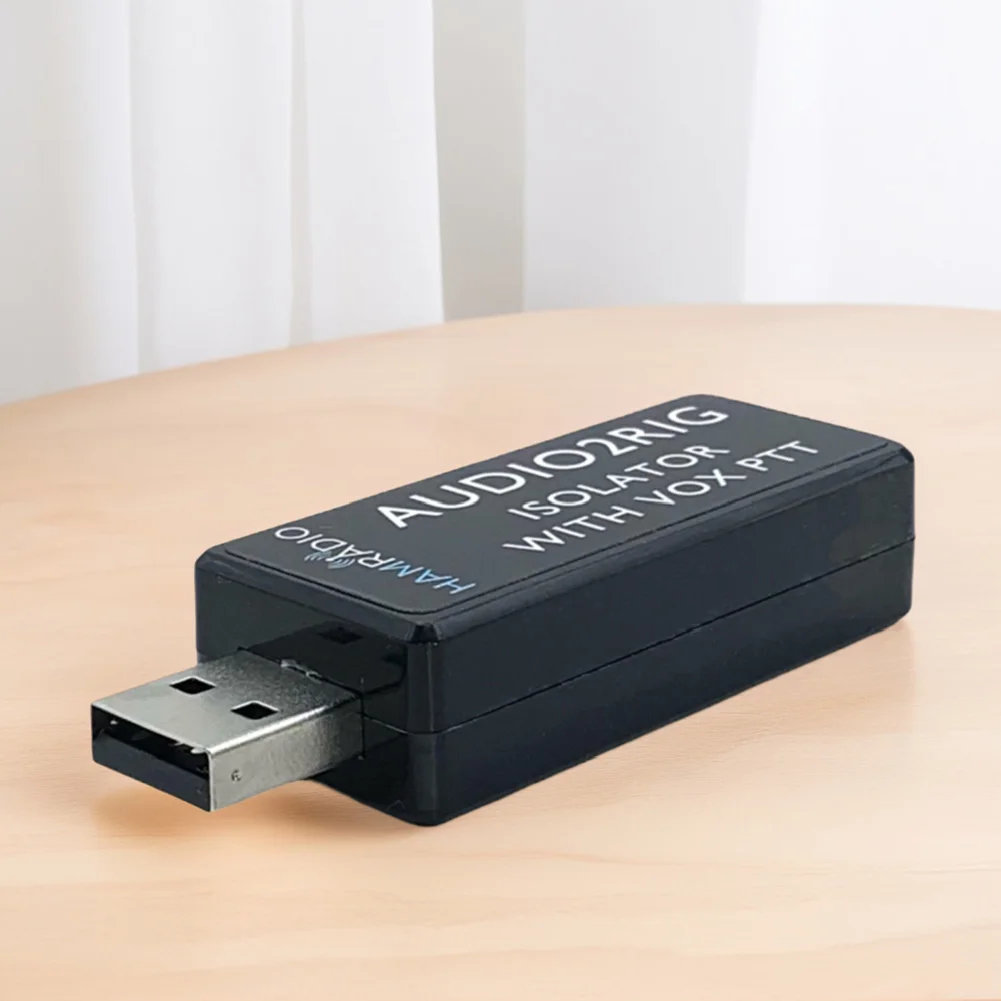 AUDIO2RIG USB-разъем для звуковой карты, изолятор, поддержка VOX PTT, радиоразъем, адаптер звуковой карты для KENWOOD YAESU ICOM