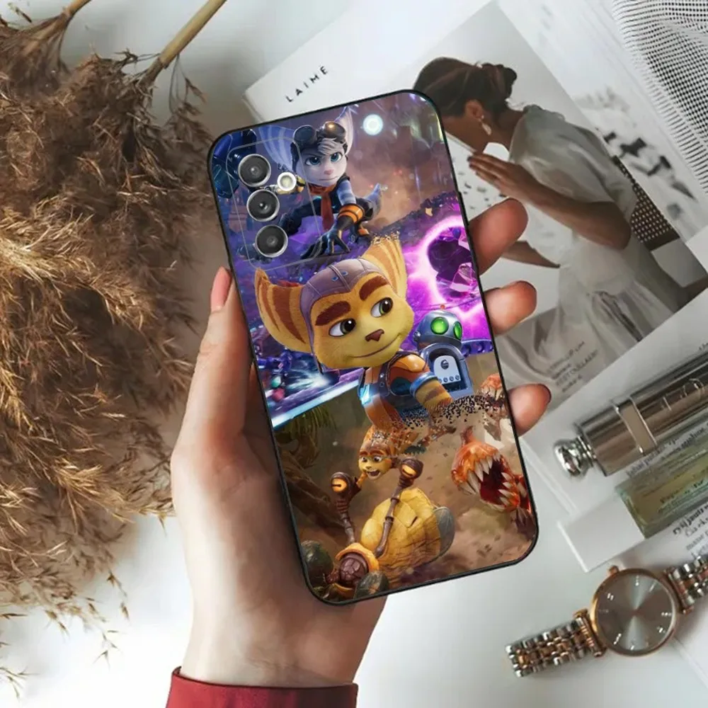 Ratchet Clank PS5  Phone Case For Samsung Galaxy A20,A21s,A22,A31,A32,A52,A53,A72,73,A80,A91 Soft Black Phone Cover