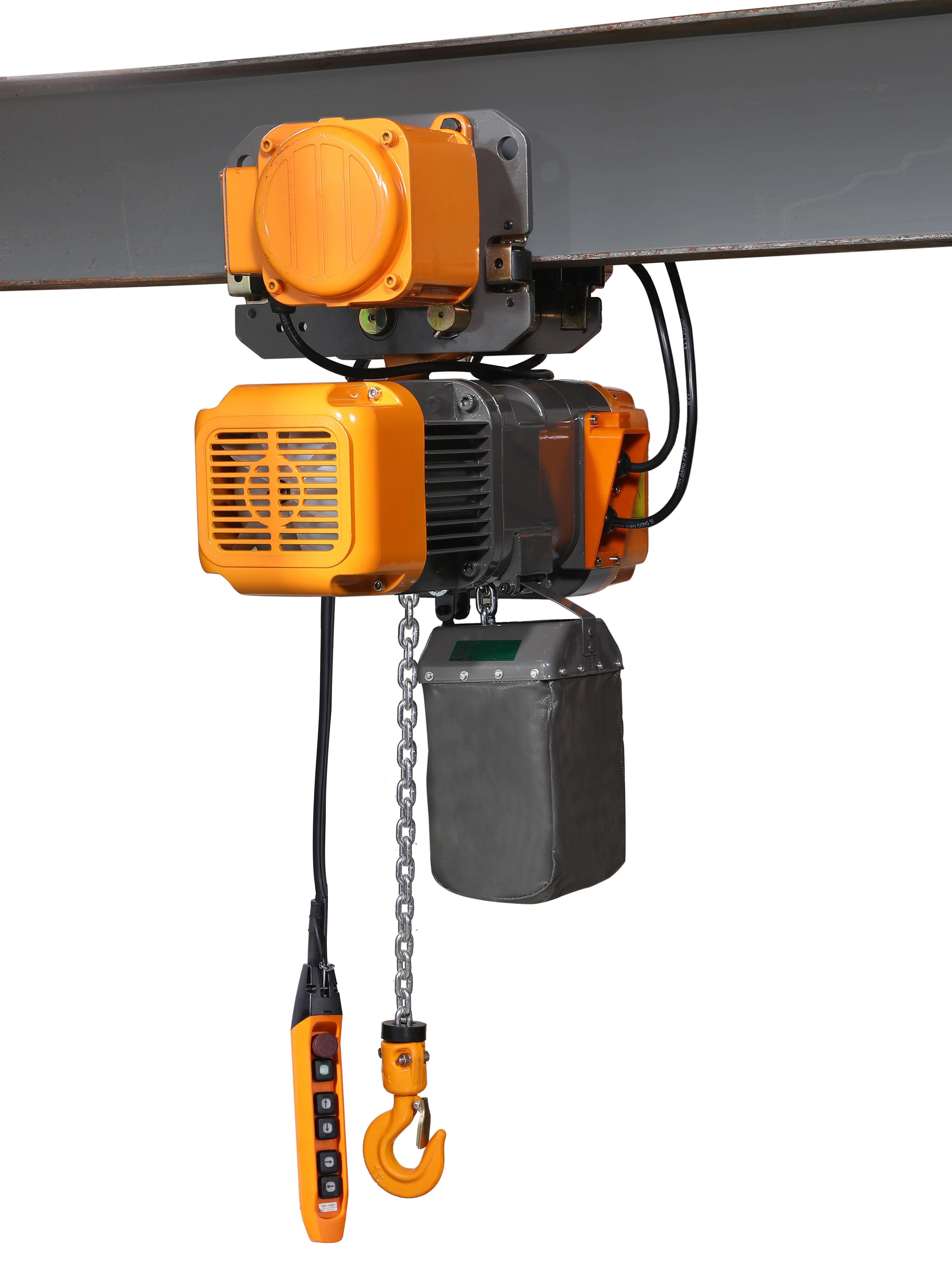 Double Chain Single Phase 1-5 Ton Electric Hook Hoist 220V Lifting Equipment - view 4
