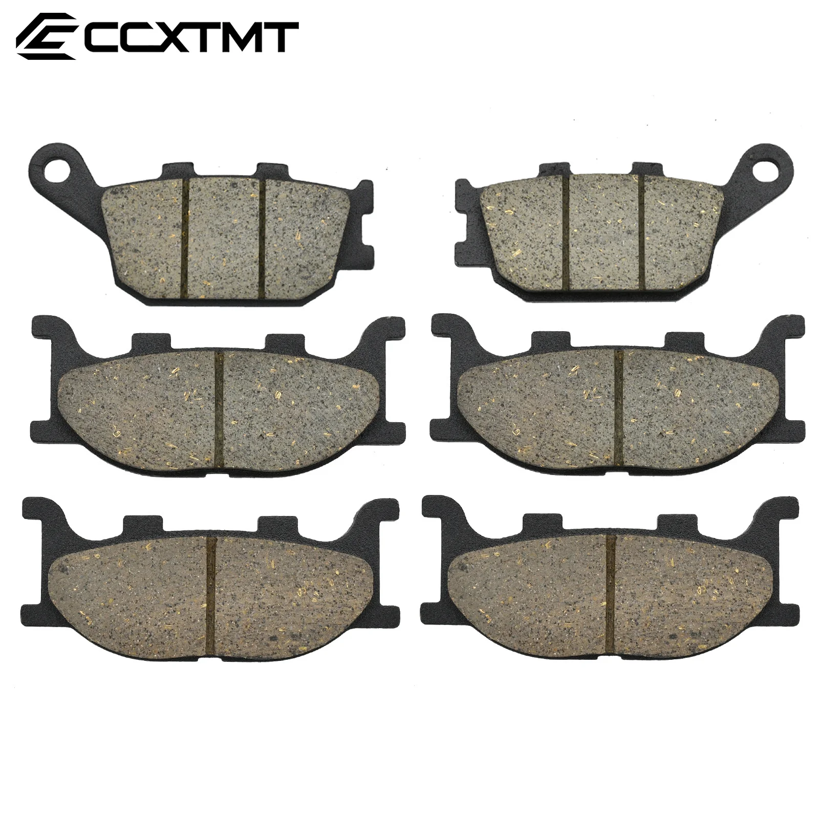 Pastilhas de Freio Dianteiras e Traseiras para Motocicleta Yamaha FZ6 Fazer, Caliper de 2 Pistões, 2006-2007, Naked, Não ABS, 2004-2007 XJ6 XJ 6