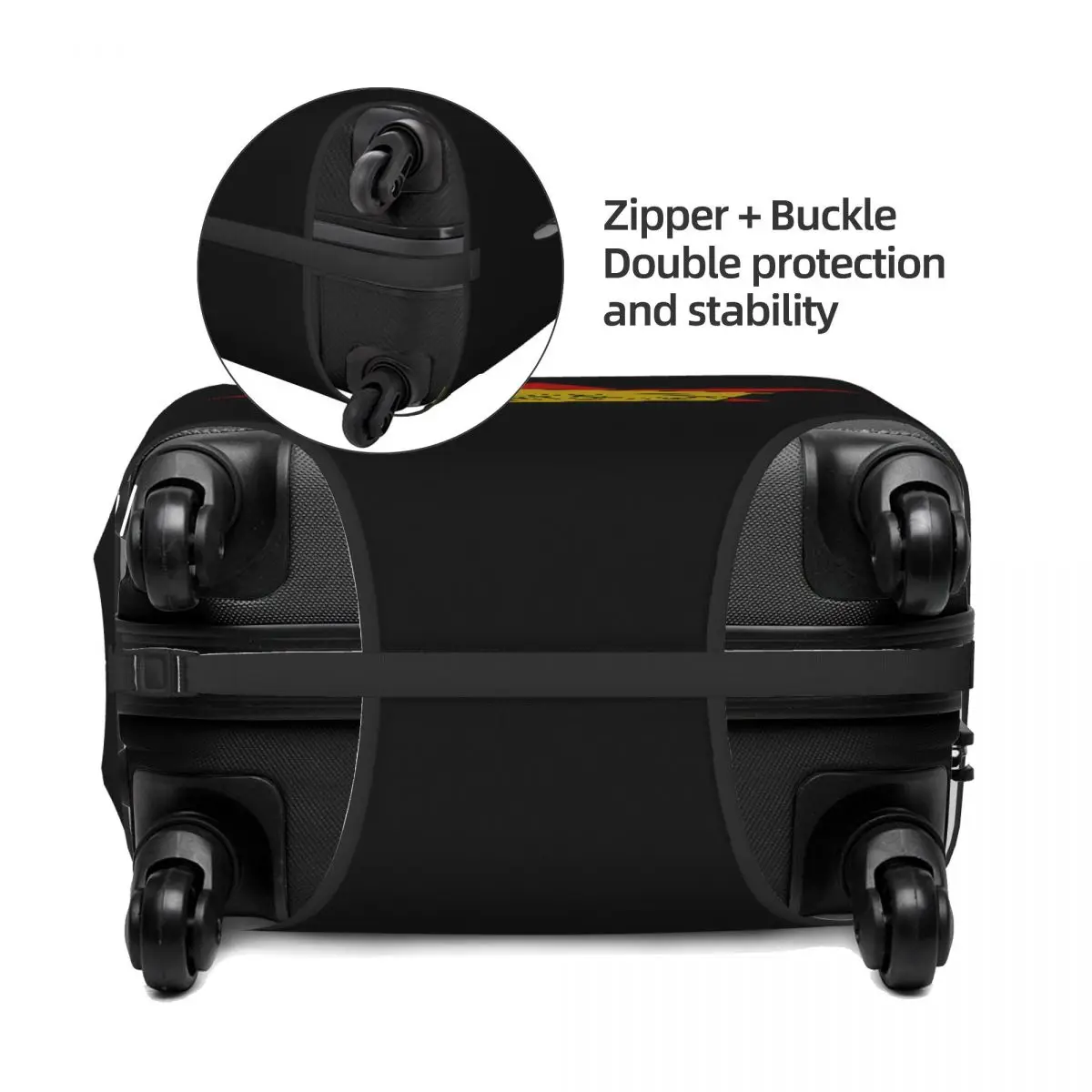 Simbabwe Cricket Board Custom Aufkleber Koffer Abdeckung Schutz elastische Reisegepäck Schutz Abdeckungen für 18-32 Zoll