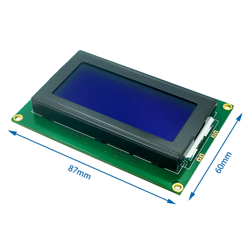 1~20Pcs LCD1604 1604A LCD Display Screen 5V Blue Screen 16 * 04 Display Character Module