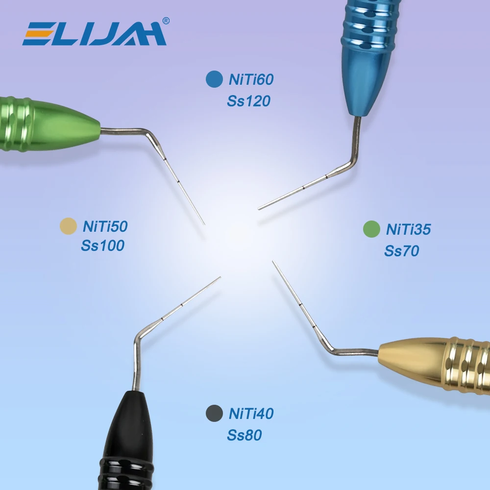 ELIJAH 치과 용 수직 콘덴서 Obturation Plugger for Root Canal Gutta Percha 필러 구강 근관 치과 Endodontic Tools