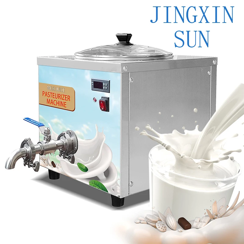 Small-Scale Fresh Milk Pasteurizer Commercial Milk & Goat Milk Pasteurizer Home-Use Juice Sterilizer 14L