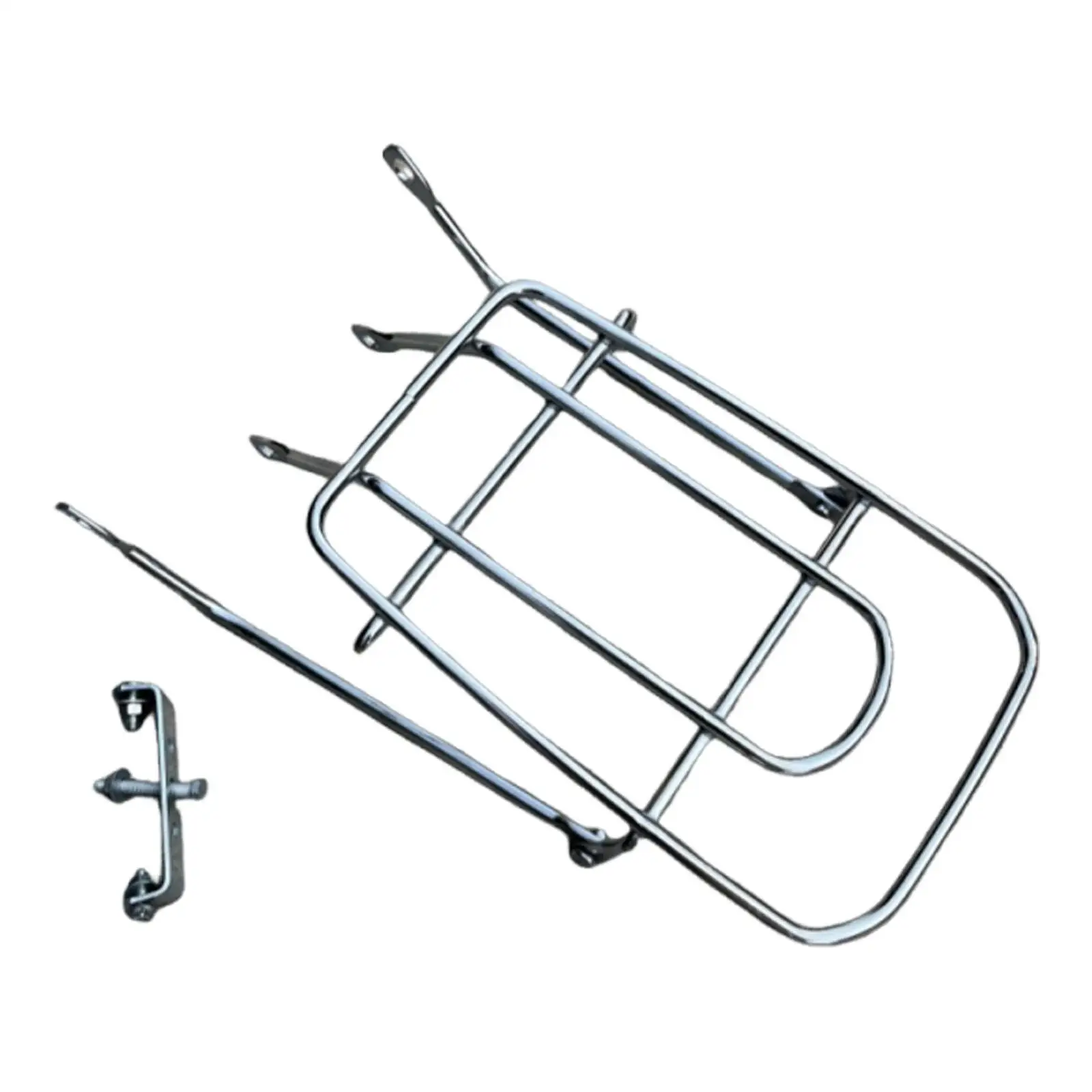 

Thickened Steel Bike Rear Seat Rack Stable Frame Cargo Carrier Rear Rack for Mountain Bikes Pannier Support and Child Carrier