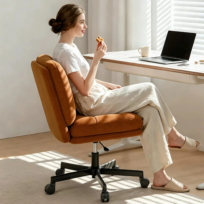 Designer Brown Office Chair Adjustable Upgrade Luxury Relaxing Computer Chair Comfortable Sillas Gaming Office Furniture