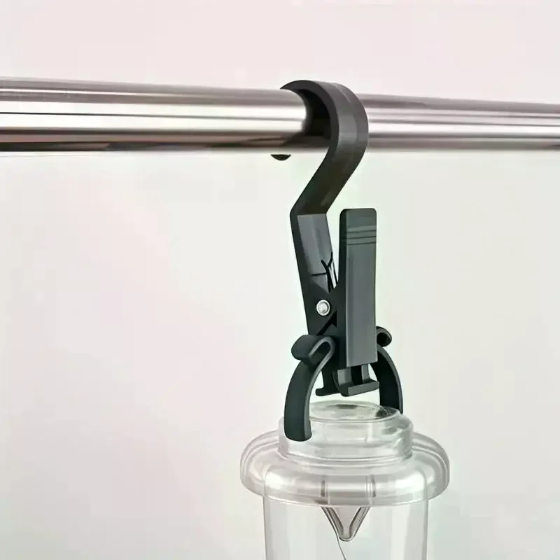 Portable Outdoor Canopy Clip Versatile Hook Rack For Camping And Travel - Durable, Weatherproof Solution For Safely Ha