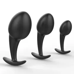 Soft Silicone Tadpole Anal Plug 3 Size Female Masturbator Adult Products Butt Plug Prostate Massager Erotic Sex Toys for Couple