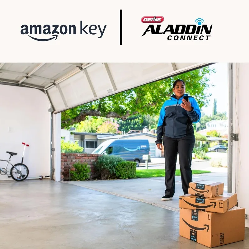 6172H-O Wall Mount Smart Garage Door Opener with Aladdin Connect, Wall Mounted Compact Space Saving Opener image 2