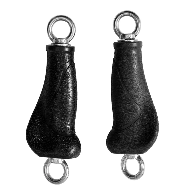 Top!-Gym Exercise Grip Handles Pull Up Training For Strengthen Cable Machine Attachment Multipurpose Heavy Duty Grips