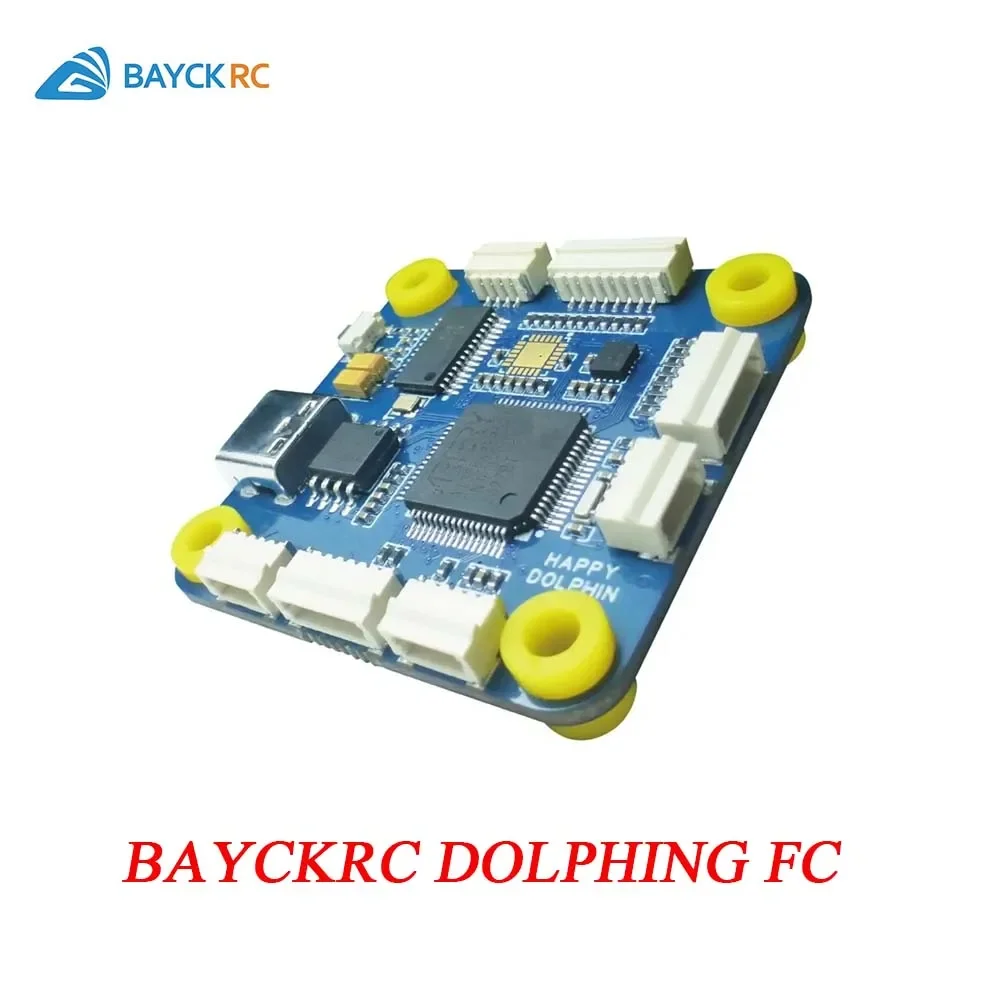 RoRusBAYCK DOLPHIN Flight Controller FC Betaflight AT32 F435 9V3A/5V3A Dual BEC For RC FPV Freestyle Racing Drone Quadcopter BAY