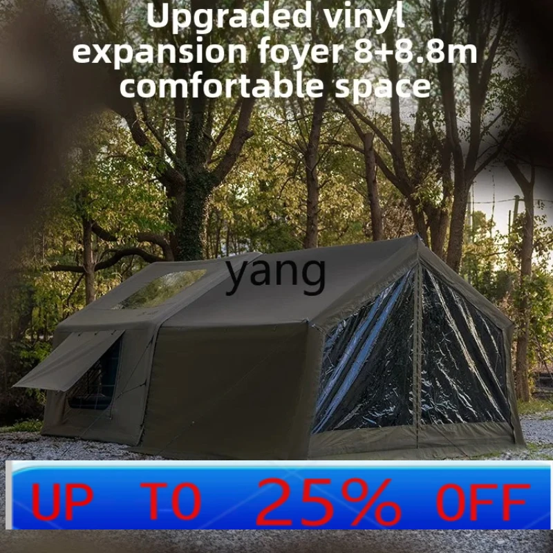 yjq outdoor emergency disaster relief large inflatable tent construction site thickened warm mobile house