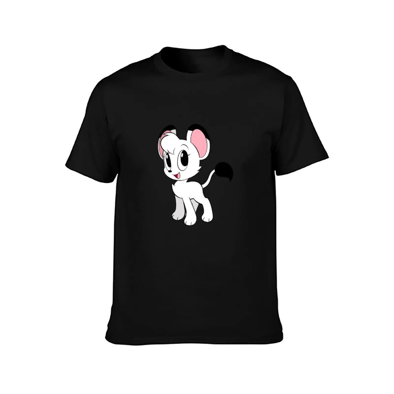 Kimba Sticker T-Shirt Large Size Casual Short Sleeve Top T-Shirt