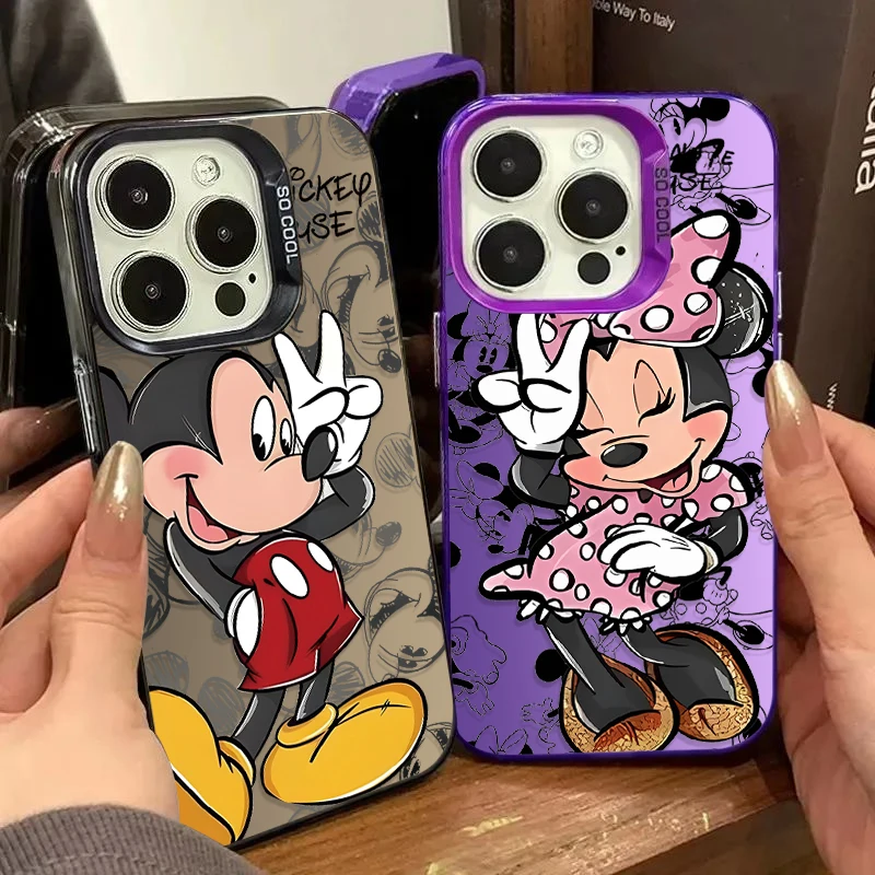 Disney Happy Mickey Mouse Minnie Mouse Matte Case for Xiaomi Redmi Note 13 12 11 Pro Plus 4G 5G 12S 11S 10S 10 9 9S 8 12C 13C A3