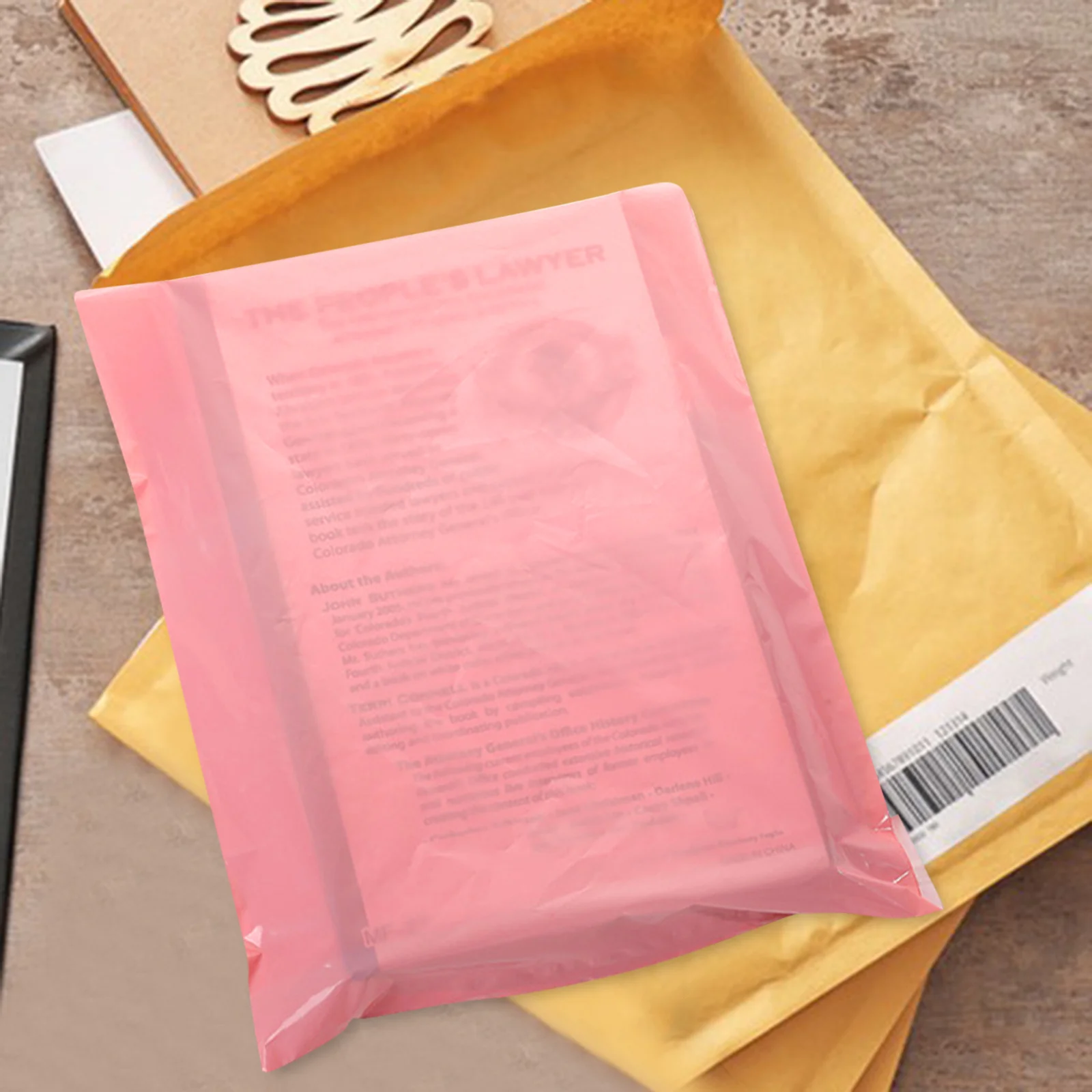 

100Pcs Express Pouches Poly Mailers with Strong Viscosity for Safe Mailing Shipping Bag Parcel Bags Mailer Envelopes