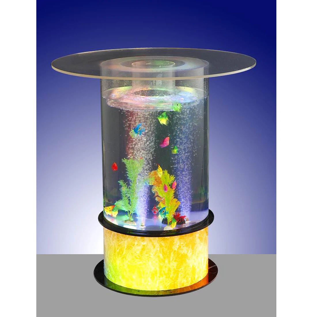 Aquarium screen water curtain bubble wall, water dance lamp bubble water column lamp, floor lamp