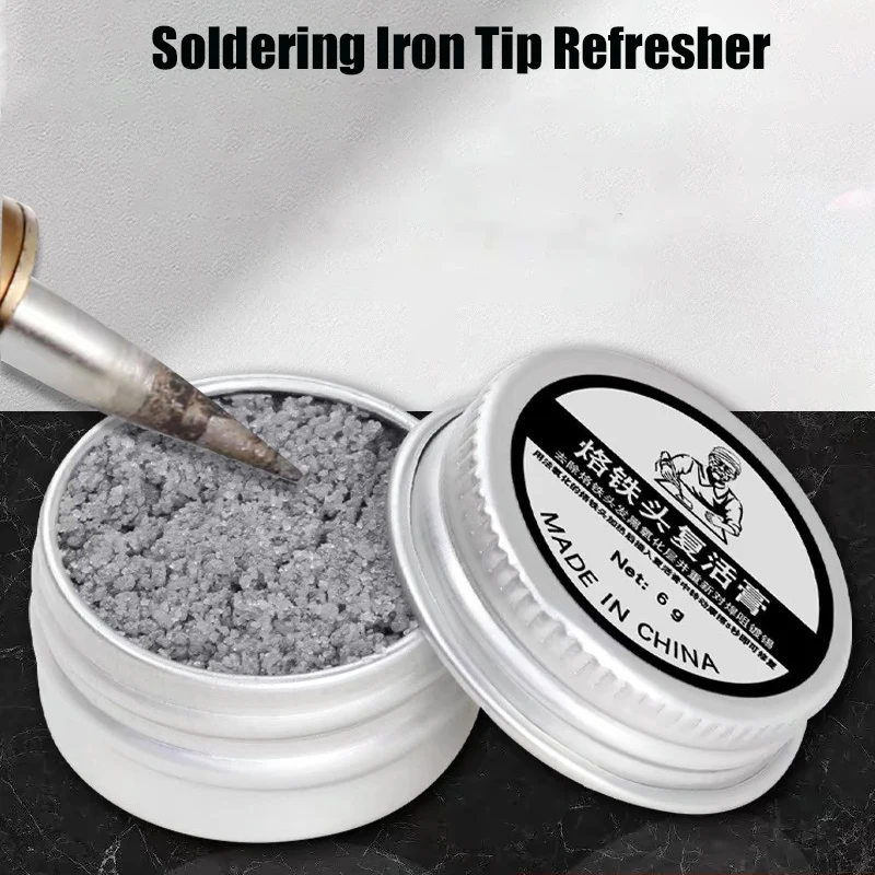 Iron Tip Resurrection Paste Black Oxidation Clean Paster Refresher Solder Cream Lead Free Repair Paste Non-stick Tin Repair Tool