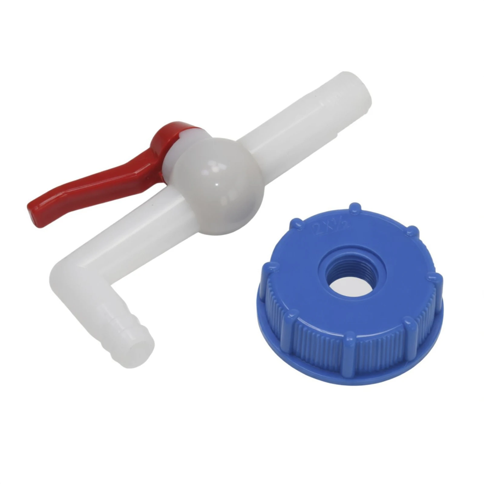 

Комплект из 2-х штук: Переходник для садового шланга IBC S60*6 для водяного бака, соединитель для водопроводных труб 3/4'' и 1/2'' для крана ﻿