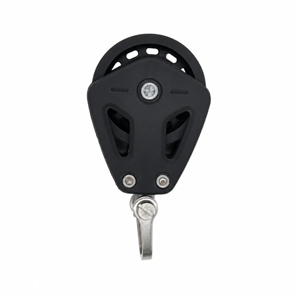 Professional Quiet&Smooth Pulley Block Stainless Steel Heavy Duty Swivel Pulley Universal Lifting Pulley Gym