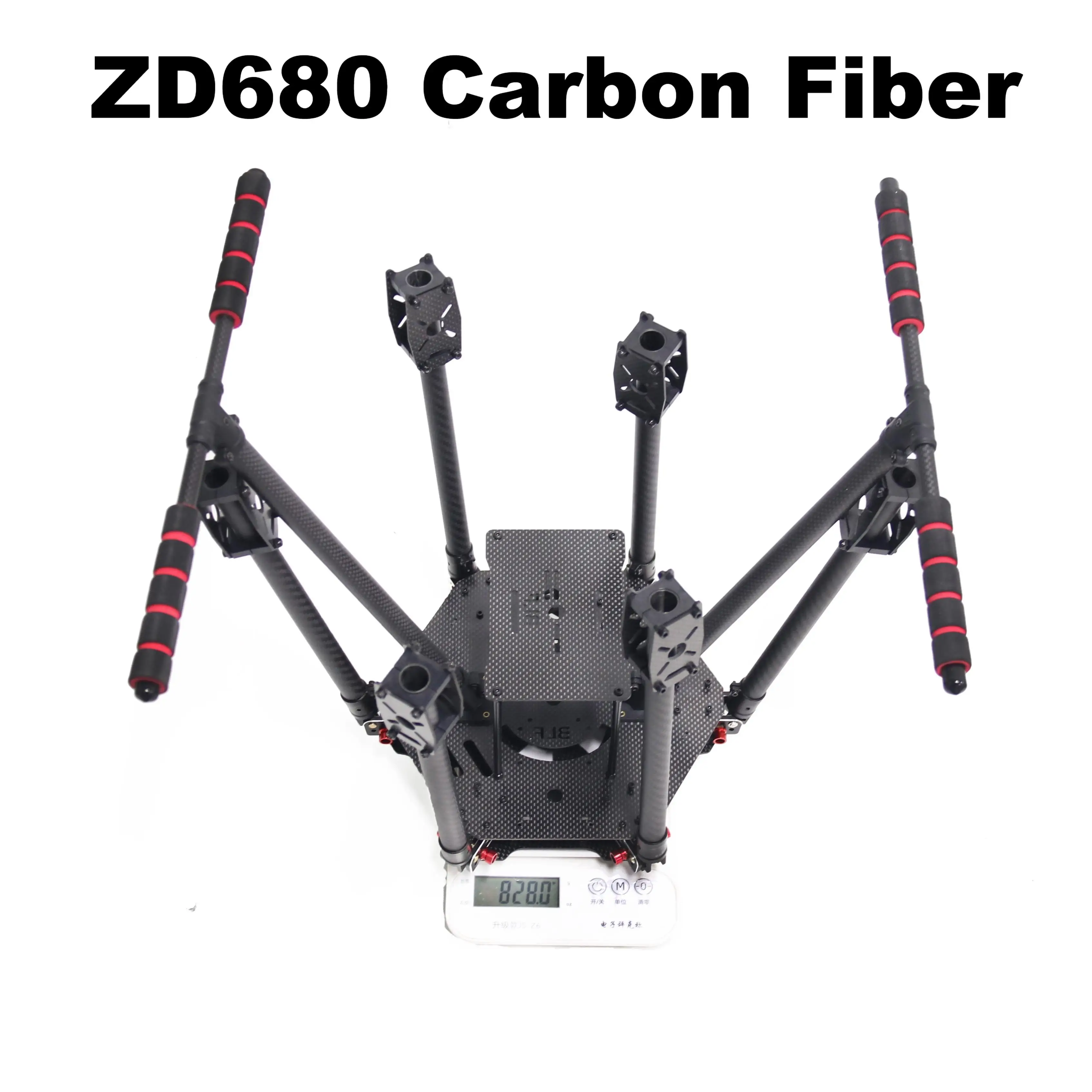 HanNiu FPV F680 cadre hexa-rotor ZD 680 entièrement en Fiber de carbone bras pliable Kit de cadre d'hexacoptère avec train d'atterrissage inflodable pour FPV